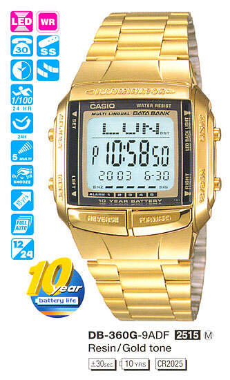 CASIO DB 360G 9A Patskan time
