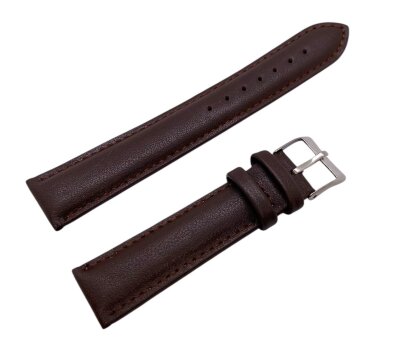 9.Ремешки NAGATA Коричневый гладкий 4 24мм