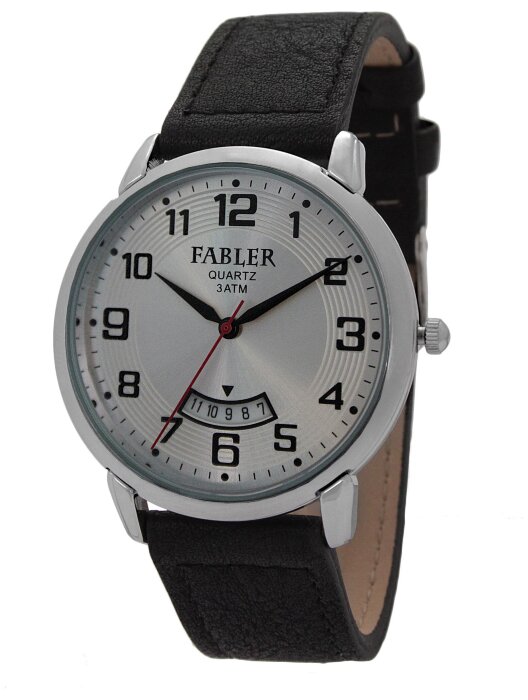 Наручные часы FABLER FM-710060-1 (сталь) 1 кален-рь,кож.рем