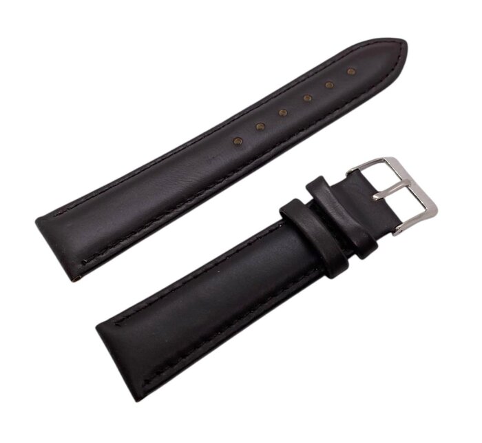 9.Ремешки NAGATA Коричневый гладкий 3 24мм