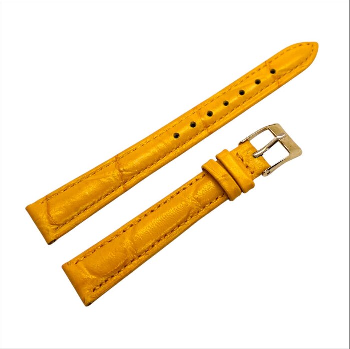 5.Ремешки NAGATA Желтый КРОКО 1 16мм