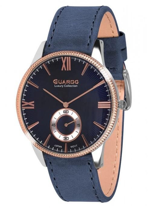 Наручные часы GUARDO S1863.1.8 тёмно-синий