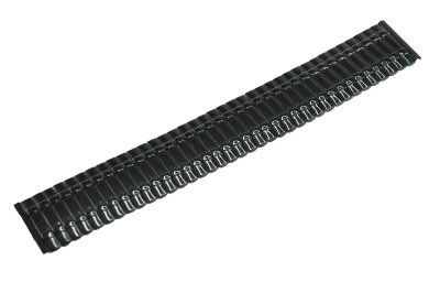 Браслеты резинка 22 мм (чёрный)