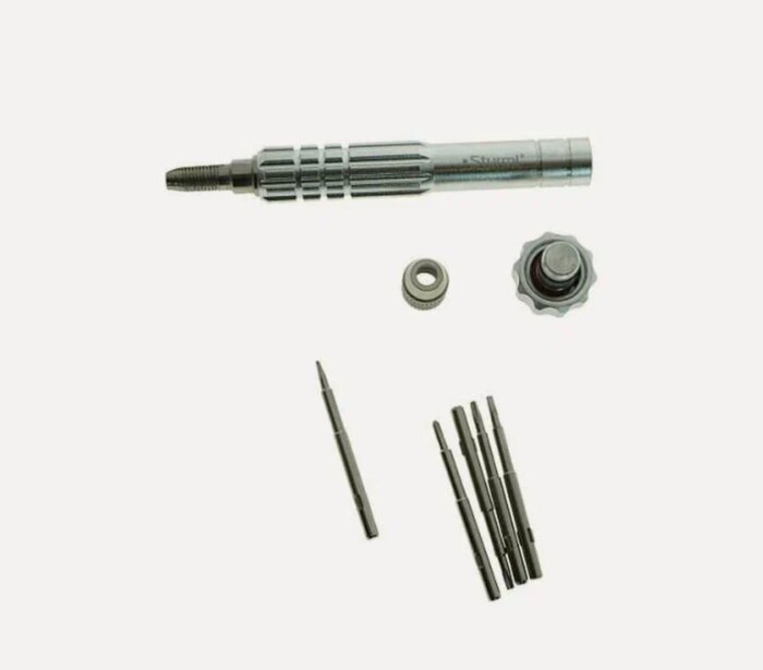 Отвертка для точной механики, 5в1, сменные биты, 1040-11-S5.